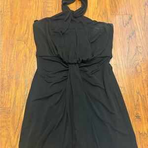 Cinq à Sept Black Halter Dress